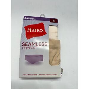 Hanes Girls Seamless Comfort Hipster Tagless Underwear Panties Size Small